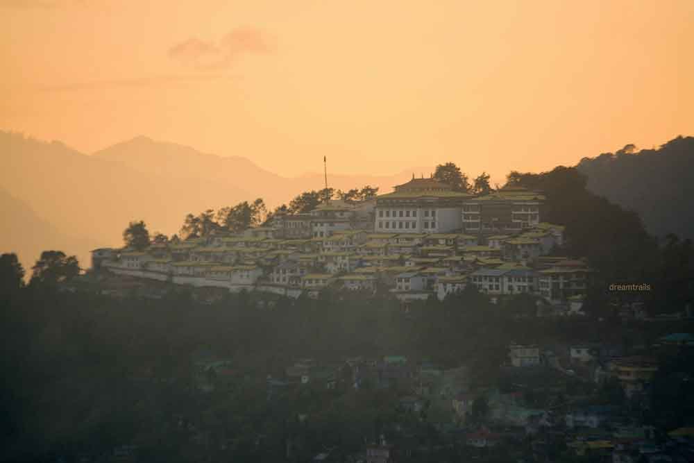 Tawang Monastery as seen from Buddha Park